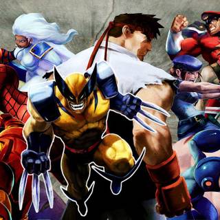 Marvel vs Capcom desktop wallpaper