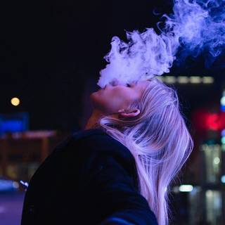 Grunge smoking wallpaper