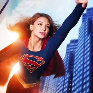 The Flash and Supergirl wallpaper