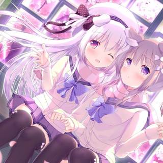 Anime cute laptop wallpaper