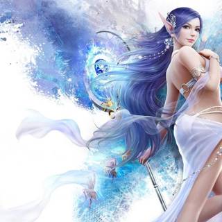 Fantasy girl HD wallpaper
