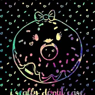 Galaxy donuts wallpaper