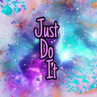 Galaxy donuts wallpaper