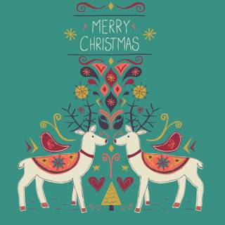 Merry Christmas iPhone wallpaper