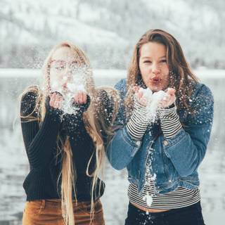 Winter best friend wallpaper