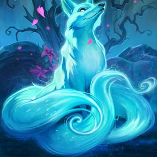 Magic fox wallpaper