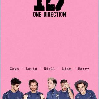 One Direction logo wallpaper