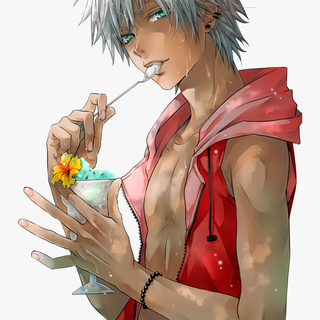 Brown skin anime boy wallpaper