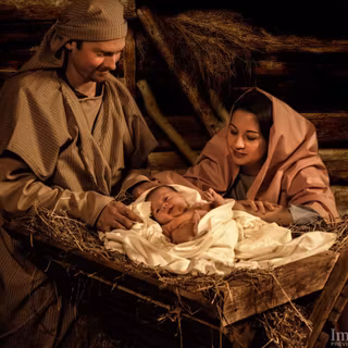 Christmas Jesus, Mary, Joseph wallpaper