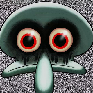 Red Mist Squidward wallpaper