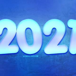Happy New Year winter 2021 wallpaper