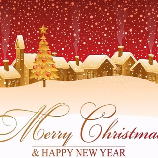 Christmas and New Year wishes wallpaper