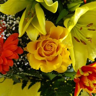 Bouquet winter wallpaper