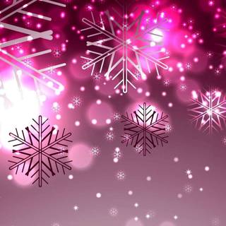 Pink Xmas wallpaper