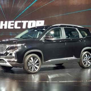 MG Hector black wallpaper