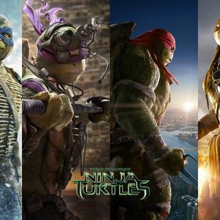 Teenage Mutant Ninja Turtles movie characters wallpaper