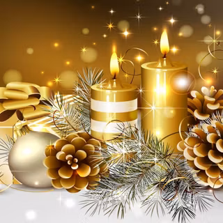Gold Merry Christmas wallpaper