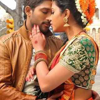 Samantha and Allu Arjun wallpaper