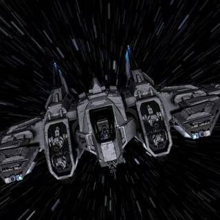 Alien spacecraft wallpaper