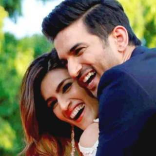 Kriti Sanon and Sushant Singh Rajput wallpaper