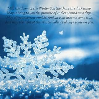 Winter solstice wishes wallpaper