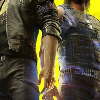 Johnny Silverhand phone wallpaper