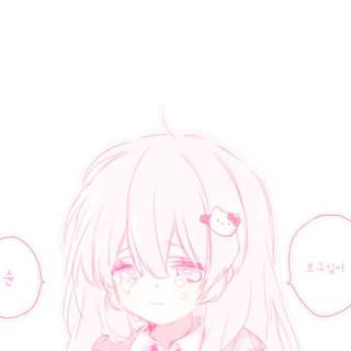 Aesthetic pink cute wallpaper