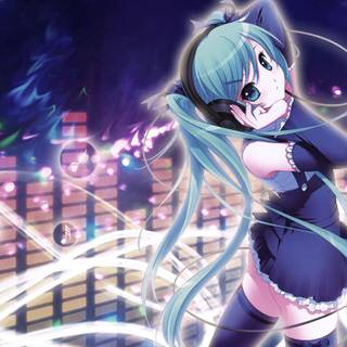 Anime chill girl wallpaper