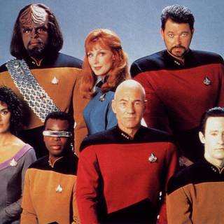 Star Trek film characters wallpaper