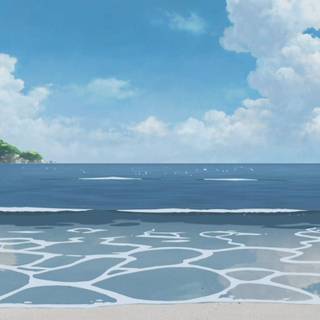 Anime ocean wallpaper