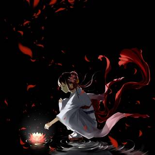 Creepy women wallpaper