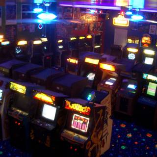 Arcade room wallpaper