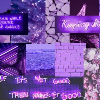 Aesthetics purple Macbook wallpaper