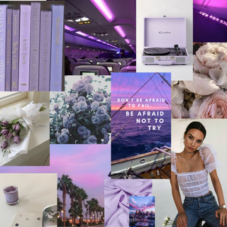 Aesthetics purple Macbook wallpaper