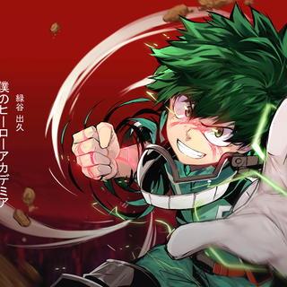 Cute Deku desktop wallpaper
