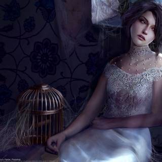 Crying princess wallpaper