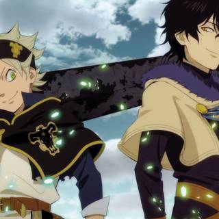 Black Clover desktop Asta and Yuno wallpaper