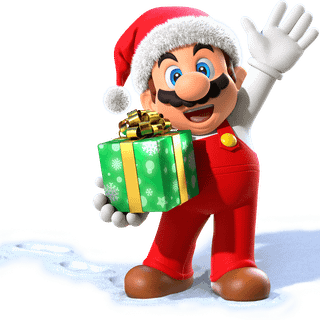 Mario Christmas wallpaper