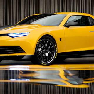 Yellow Camaro wallpaper