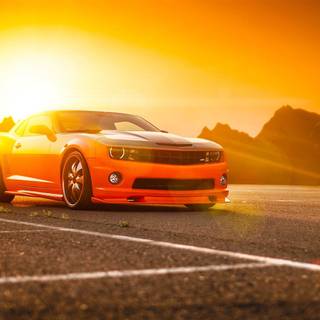 Yellow Camaro wallpaper