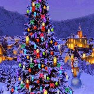 Merry Christmas art wallpaper