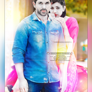 Allu Arjun couple wallpaper