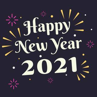 Happy New Year 2021 fireworks wallpaper