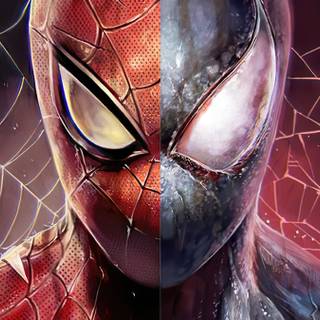 Spider-Man face wallpaper