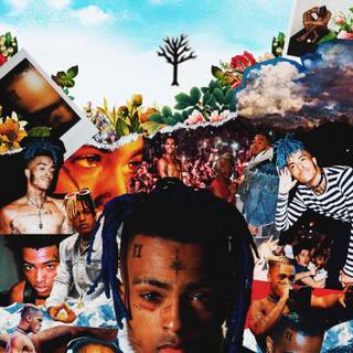 XXXTentacion collage wallpaper