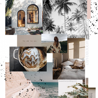 Mood board wallpaper