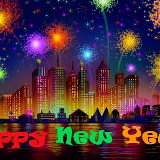 Happy New Year HD edit wallpaper