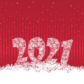 Happy New Year winter 2021 wallpaper