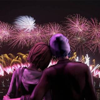 Happy New Year couples wallpaper