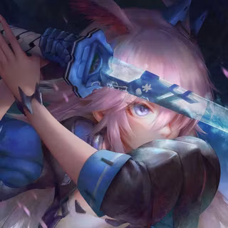 Samurai sword girls wallpaper